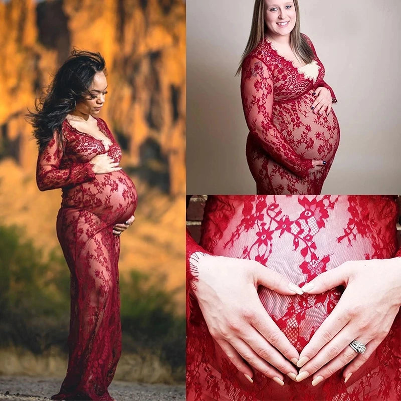 Maternity Dress for Photo Shoot Plus Size Women Clothes